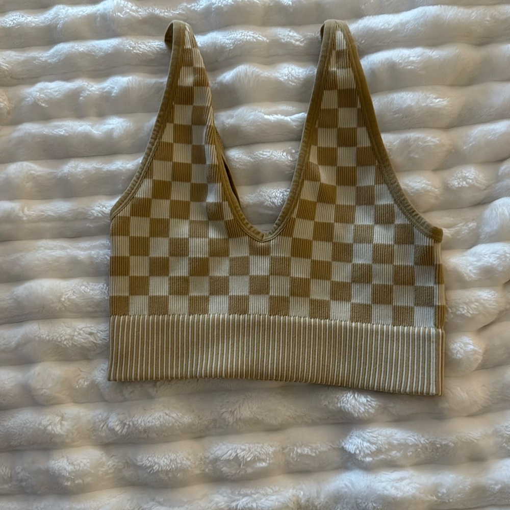 Garage cropped tank